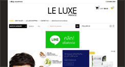 Desktop Screenshot of leluxefrance.com